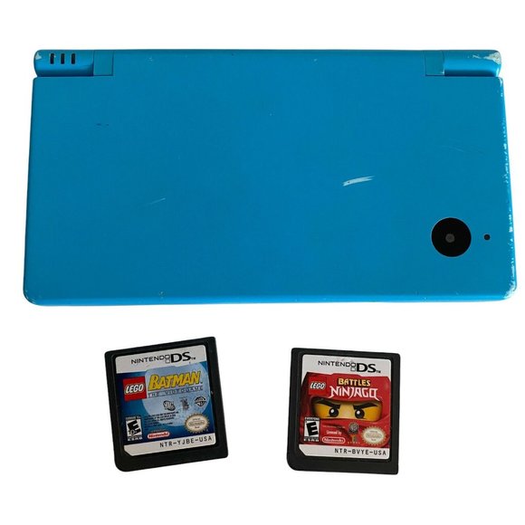 nintendo Other - Nintendo DSi Light Blue Handheld Console with to Lego Games Ninjago Batman